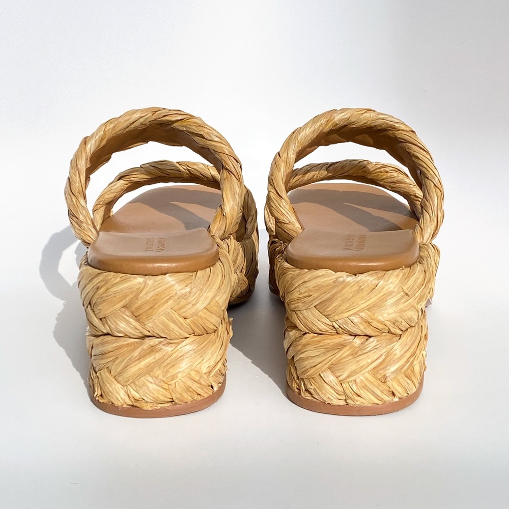 Mercedes Castillo - Aurelia Braided Raffia Sandal - Size 8.5 - Picture 4 of 10